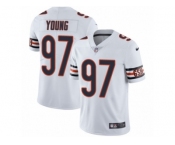 Youth Nike Chicago Bears #97 Willie Young Vapor Untouchable Limited White NFL Jersey