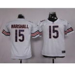 nike youth nfl jerseys chicago bears #15 marshall white[marshall][nike]