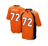 Men's Denver Broncos #72 Garett Bolles Nike Orange 2017 Draft Pick Game Jersey