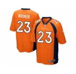 Men's Nike Denver Broncos #23 Devontae Booker Game Orange Team Color NFL Jersey