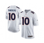 nike nfl jerseys denver broncos #10 sanders white[new game][sanders]