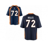 Men's Denver Broncos #72 Garett Bolles Nike Blue 2017 Draft Pick Game Jersey