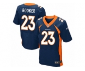 Men's Nike Denver Broncos #23 Devontae Booker Elite Navy Blue Alternate NFL Jersey