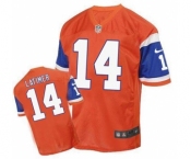 nike nfl jerseys denver broncos #14 latimer orange[2016 Elite]
