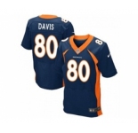 nike nfl jerseys denver broncos #80 vernon davis blue[new Elite][davis]