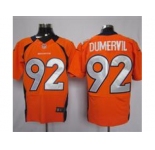 nike nfl jerseys denver broncos #92 dumervil orange[elite]