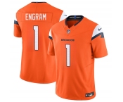Men's Denver Broncos #1 Evan Engram Orange 2025 F.U.S.E. Vapor Limited Football Stitched Jersey