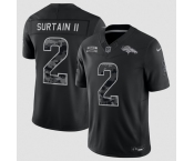 Men's Denver Broncos #2 Pat Surtain II Black 2026 F.U.S.E. Salute to Service Limited Stitched Football Stitched Jersey