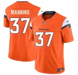 Men's Denver Broncos #37 Paul Manning Orange 2026 F.U.S.E. Vapor Limited Football Stitched Jersey