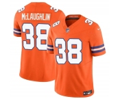 Men's Denver Broncos #38 Jaleel McLaughlin Orange 2025 F.U.S.E. Vapor Limited Football Stitched Jersey (2)