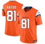 Men's Denver Broncos #81 Kolbe Katsis Orange 2026 Draft F.U.S.E. Vapor Limited Football Stitched Jersey