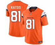 Men's Denver Broncos #81 Kolbe Katsis Orange 2026 Draft F.U.S.E. Vapor Limited Football Stitched Jersey