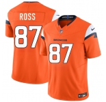 Men's Denver Broncos #87 Cam Ross Orange 2026 Draft F.U.S.E. Vapor Limited Football Stitched Jersey