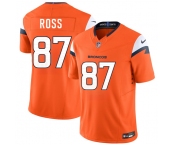 Men's Denver Broncos #87 Cam Ross Orange 2026 Draft F.U.S.E. Vapor Limited Football Stitched Jersey