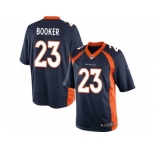 Men's Nike Denver Broncos #23 Devontae Booker Limited Navy Blue Alternate NFL Jersey