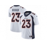 Men's Nike Denver Broncos #23 Devontae Booker Vapor Untouchable Limited White NFL Jersey