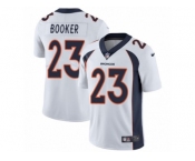 Men's Nike Denver Broncos #23 Devontae Booker Vapor Untouchable Limited White NFL Jersey