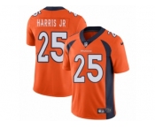 Men's Nike Denver Broncos #25 Chris Harris Jr Vapor Untouchable Limited Orange Team Color NFL Jersey