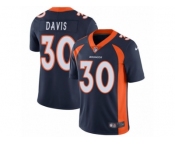 Men's Nike Denver Broncos #30 Terrell Davis Vapor Untouchable Limited Navy Blue Alternate NFL Jersey