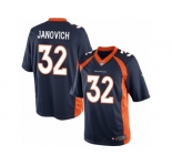 Men's Nike Denver Broncos #32 Andy Janovich Limited Navy Blue Alternate NFL Jersey