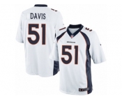 Men's Nike Denver Broncos #51 Todd Davis Limited White NFL Jersey