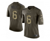Men's Nike Denver Broncos #6 Chad Kelly Limited Green Salute to Service NFL Jersey
