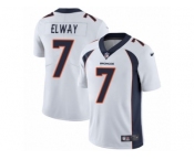 Men's Nike Denver Broncos #7 John Elway Vapor Untouchable Limited White NFL Jersey