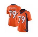 Men's Nike Denver Broncos #79 Michael Schofield Vapor Untouchable Limited Orange Team Color NFL Jersey