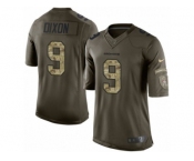 Men's Nike Denver Broncos #9 Riley Dixon Limited Green Salute to Service NFL Jersey