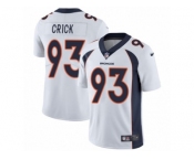 Men's Nike Denver Broncos #93 Jared Crick Vapor Untouchable Limited White NFL Jersey