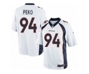 Men's Nike Denver Broncos #94 Domata Peko Limited White NFL Jersey
