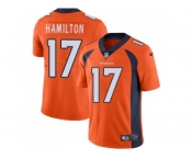 Nike Denver Broncos #17 DaeSean Hamilton Orange Team Color Men Stitched NFL Vapor Untouchable Limited Jersey