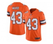 Nike Denver Broncos #43 T.J. Ward Orange Men's Stitched NFL Limited Rush Jersey