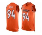 Nike Denver Broncos #94 DeMarcus Ware Orange Team Color Men's Stitched NFL Limited Tank Top Jersey