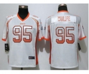 Women Nike Denver Broncos #95 Derek Wolfe Drift Fashion White Jersey