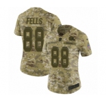 Women's Nike Cleveland Browns #88 Darren Fells Limited Camo 2018 Salute to Service NFL Jersey