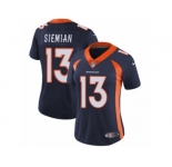 Women's Nike Denver Broncos #13 Trevor Siemian Vapor Untouchable Limited Navy Blue Alternate NFL Jersey