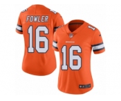 Women's Nike Denver Broncos #16 Bennie Fowler Limited Orange Rush NFL Jersey