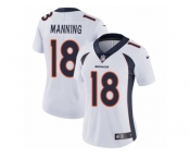 Women's Nike Denver Broncos #18 Peyton Manning Vapor Untouchable Limited White NFL Jersey