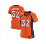 Women's Nike Denver Broncos #32 Andy Janovich Limited Orange Team Color NFL Jersey