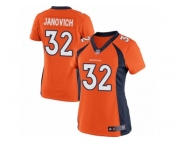 Women's Nike Denver Broncos #32 Andy Janovich Limited Orange Team Color NFL Jersey