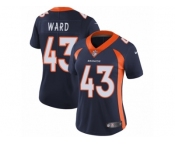 Women's Nike Denver Broncos #43 T.J. Ward Vapor Untouchable Limited Navy Blue Alternate NFL Jersey