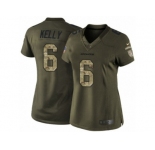 Women's Nike Denver Broncos #6 Chad Kelly Limited Green Salute to Service NFL Jersey