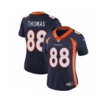 Women's Nike Denver Broncos #88 Demaryius Thomas Vapor Untouchable Limited Navy Blue Alternate NFL Jersey