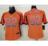 nike women nfl jerseys denver broncos #92 williams orange[williams][Elite drift fashion]