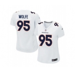 women nike nfl jerseys denver broncos #95 wolfe white[new game]