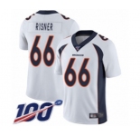 Youth Denver Broncos #66 Dalton Risner White Vapor Untouchable Limited Player 100th Season Football Jersey