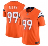 Youth Denver Broncos #99 Zach Allen Orange 2024 F.U.S.E. Vapor Limited Football Stitched Jersey