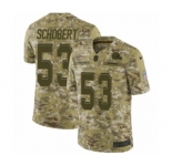 Youth Nike Cleveland Browns #53 Joe Schobert Limited Camo 2018 Salute to Service NFL Jersey