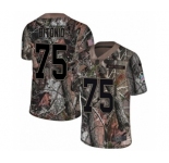Youth Nike Cleveland Browns #75 Joel Bitonio Limited Camo Rush Realtree NFL Jersey